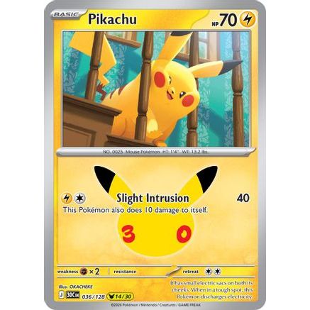 Pikachu - 036/128 36 - ME 30th Celebration Holofoil