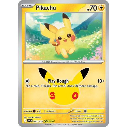 Pikachu - 047/128 47 - ME 30th Celebration Holofoil