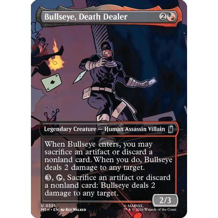 Bullseye, Death Dealer (Borderless) (MSH-325) - Marvel Super Heroes