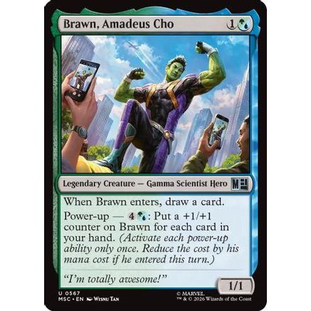Brawn, Amadeus Cho (MSH-567) - Marvel Super Heroes Foil