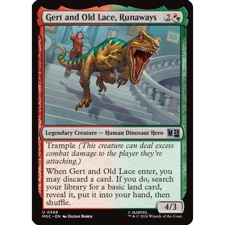 Gert and Old Lace, Runaways (MSH-568) - Marvel Super Heroes Foil