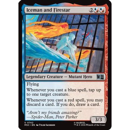 Iceman and Firestar (MSH-742) - Marvel Super Heroes