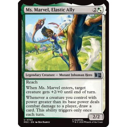 Ms. Marvel, Elastic Ally (MSH-744) - Marvel Super Heroes
