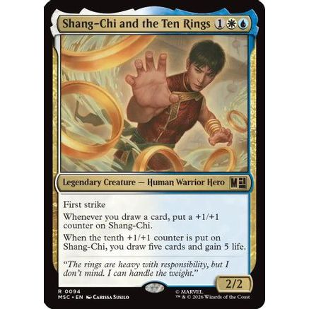 Shang-Chi and the Ten Rings (MSC-094) - Commander: Marvel Super Heroes