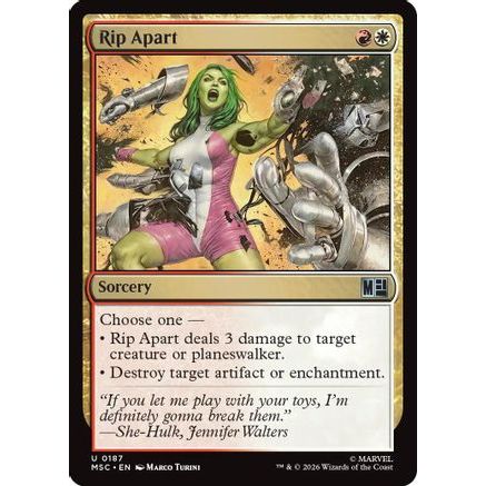 Rip Apart (MSC-187) - Commander: Marvel Super Heroes Foil