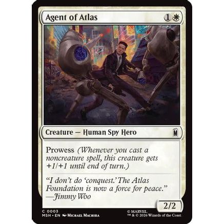 Agent of Atlas (MSH-003) - Marvel Super Heroes Foil