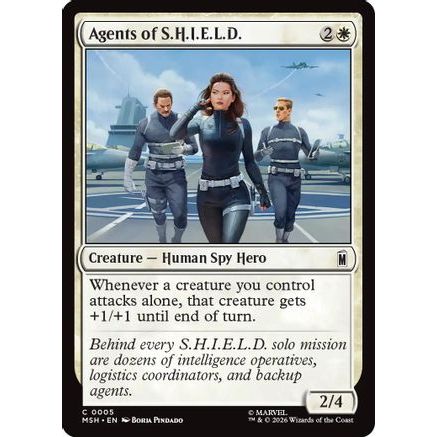 Agents of S.H.I.E.L.D. (MSH-005) - Marvel Super Heroes Foil