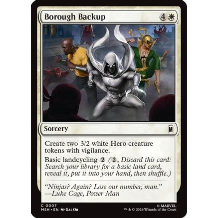 Borough Backup (MSH-007) - Marvel Super Heroes