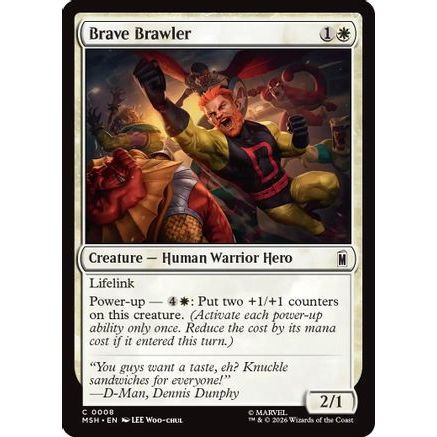 Brave Brawler (MSH-008) - Marvel Super Heroes