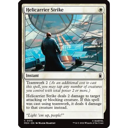 Helicarrier Strike (MSH-015) - Marvel Super Heroes Foil