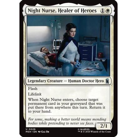 Night Nurse, Healer of Heroes (MSH-026) - Marvel Super Heroes