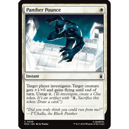 Panther Pounce (MSH-029) - Marvel Super Heroes Foil