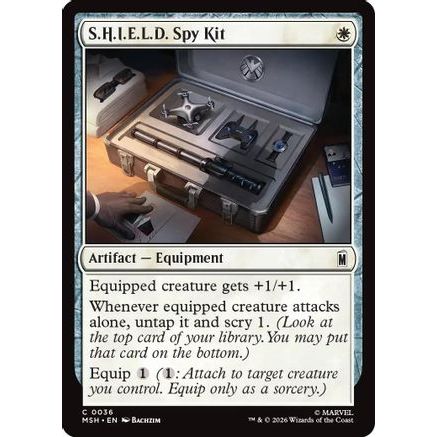 S.H.I.E.L.D. Spy Kit (MSH-036) - Marvel Super Heroes Foil