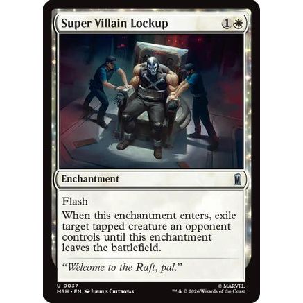 Super Villain Lockup (MSH-037) - Marvel Super Heroes Foil
