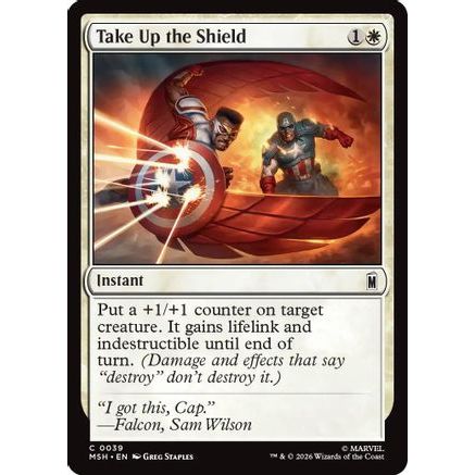 Take Up the Shield (MSH-039) - Marvel Super Heroes