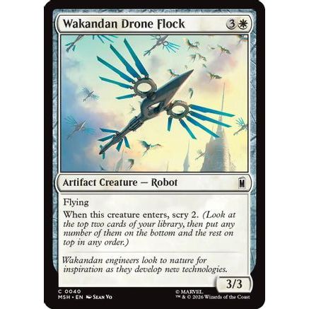 Wakandan Drone Flock (MSH-040) - Marvel Super Heroes Foil