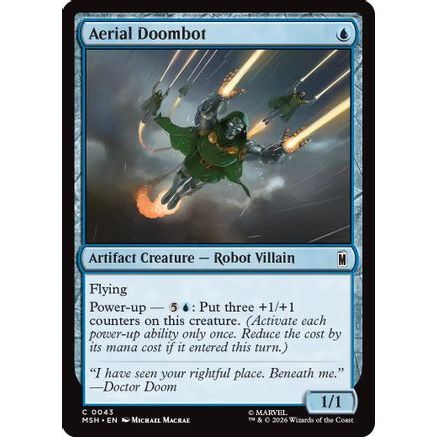 Aerial Doombot (MSH-043) - Marvel Super Heroes Foil