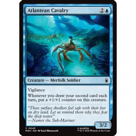 Atlantean Cavalry (MSH-045) - Marvel Super Heroes