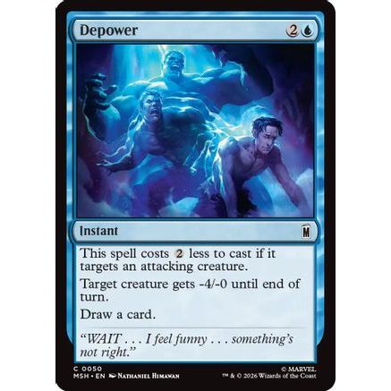 Depower (MSH-050) - Marvel Super Heroes Foil
