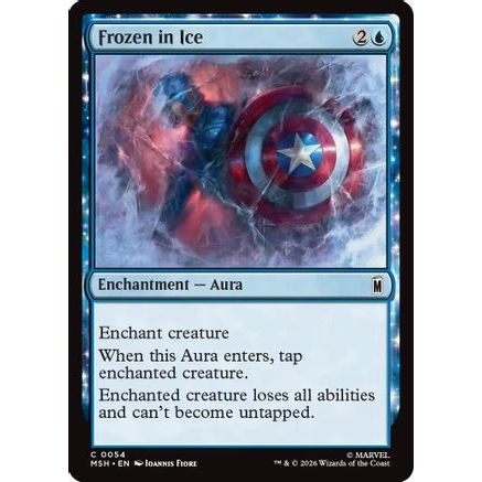 Frozen in Ice (MSH-054) - Marvel Super Heroes Foil