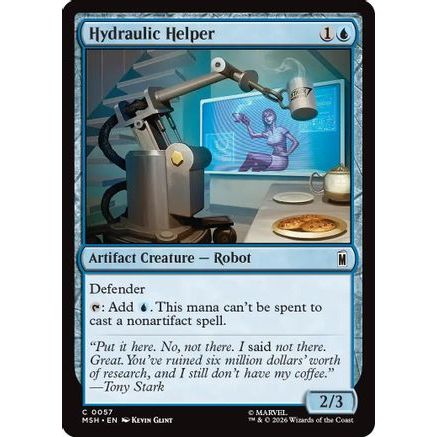 Hydraulic Helper (MSH-057) - Marvel Super Heroes Foil