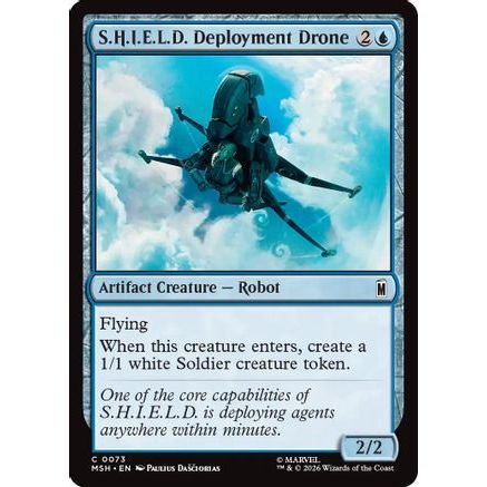 S.H.I.E.L.D. Deployment Drone (MSH-073) - Marvel Super Heroes Foil