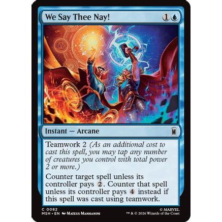 We Say Thee Nay! (MSH-082) - Marvel Super Heroes