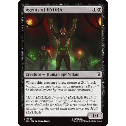 Agents of HYDRA (MSH-085) - Marvel Super Heroes Foil