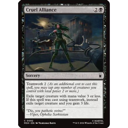 Cruel Alliance (MSH-092) - Marvel Super Heroes
