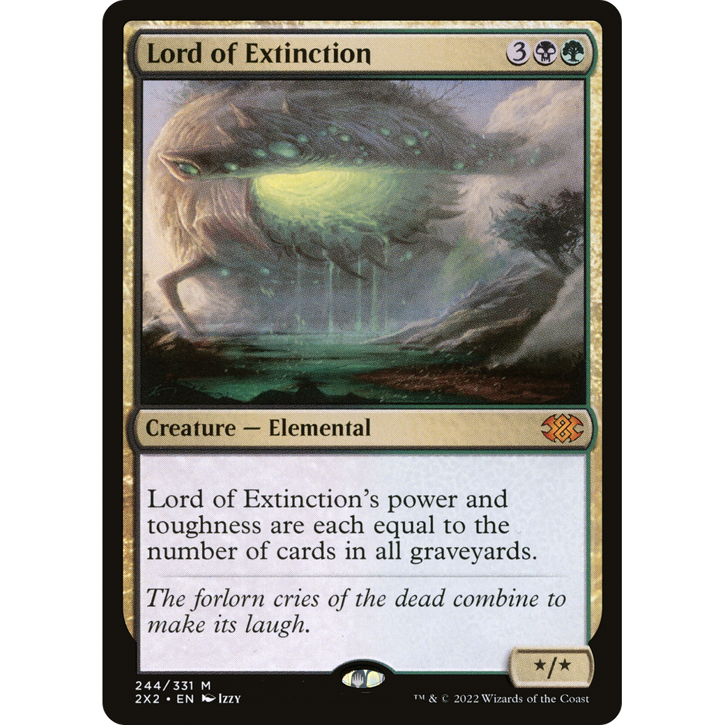 Lord of Extinction (2X2-244) - Double Masters 2022 Foil