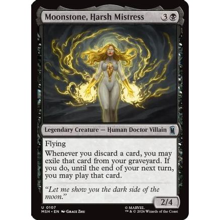 Moonstone, Harsh Mistress (MSH-107) - Marvel Super Heroes