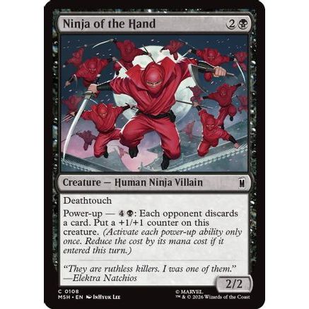 Ninja of the Hand (MSH-108) - Marvel Super Heroes