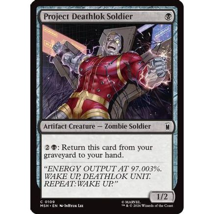 Project Deathlok Soldier (MSH-109) - Marvel Super Heroes