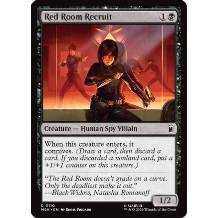 Red Room Recruit (MSH-110) - Marvel Super Heroes
