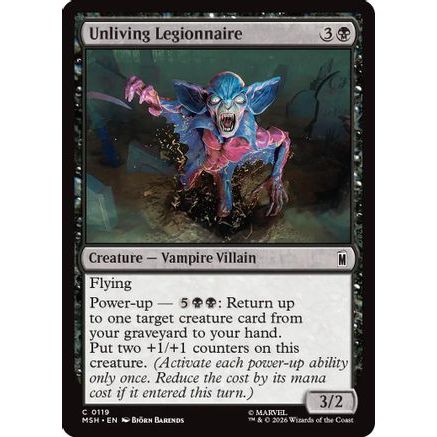 Unliving Legionnaire (MSH-119) - Marvel Super Heroes Foil
