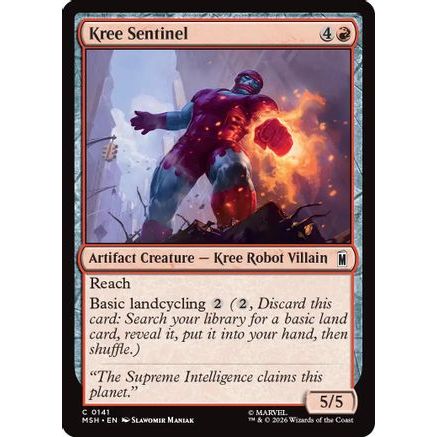 Kree Sentinel (MSH-141) - Marvel Super Heroes Foil