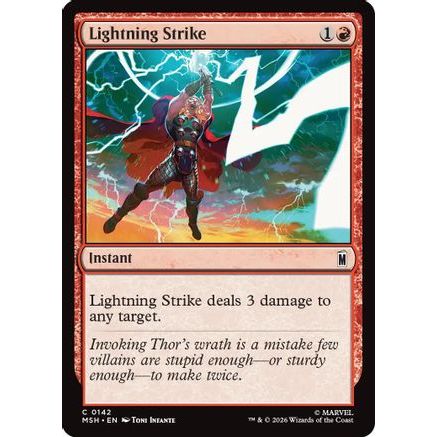 Lightning Strike (MSH-142) - Marvel Super Heroes Foil