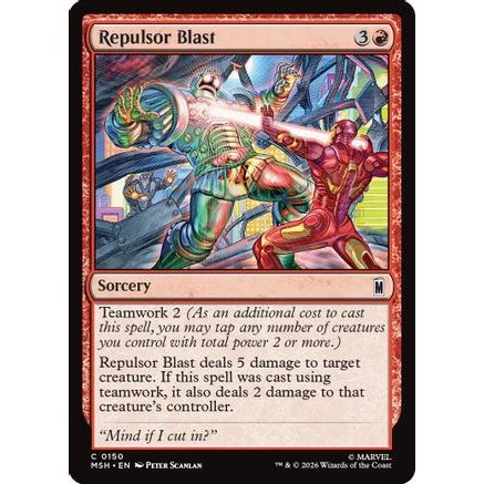 Repulsor Blast (MSH-150) - Marvel Super Heroes Foil