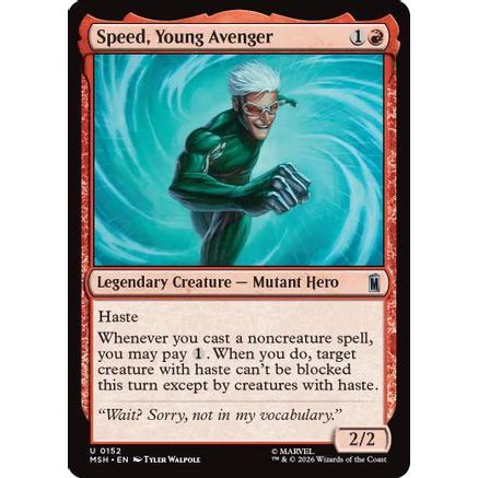 Speed, Young Avenger (MSH-152) - Marvel Super Heroes Foil