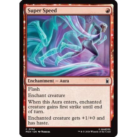 Super Speed (MSH-154) - Marvel Super Heroes Foil