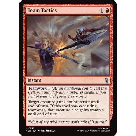 Team Tactics (MSH-155) - Marvel Super Heroes