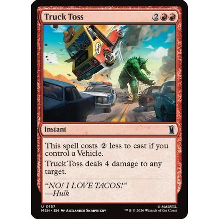 Truck Toss (MSH-157) - Marvel Super Heroes