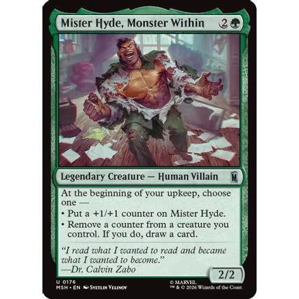 Mister Hyde, Monster Within (MSH-176) - Marvel Super Heroes