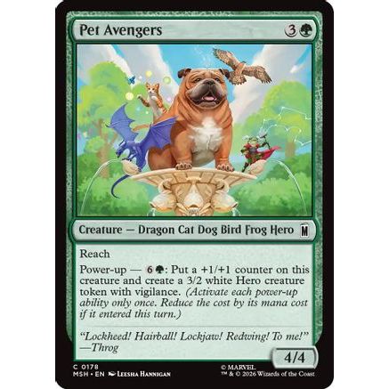 Pet Avengers (MSH-178) - Marvel Super Heroes Foil
