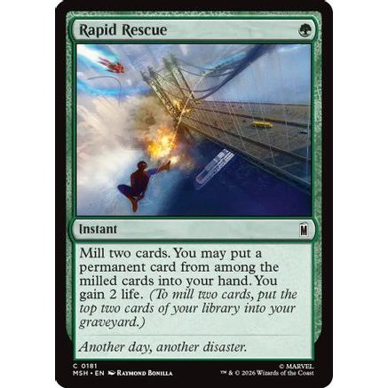 Rapid Rescue (MSH-181) - Marvel Super Heroes Foil