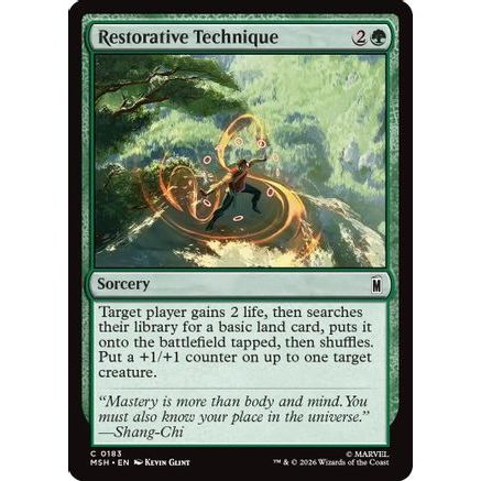 Restorative Technique (MSH-183) - Marvel Super Heroes Foil