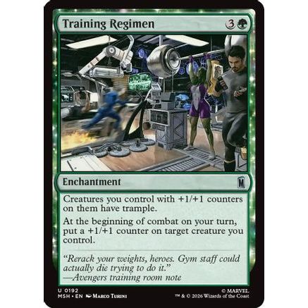 Training Regimen (MSH-192) - Marvel Super Heroes Foil