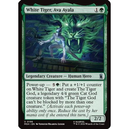 White Tiger, Ava Ayala (MSH-196) - Marvel Super Heroes Foil