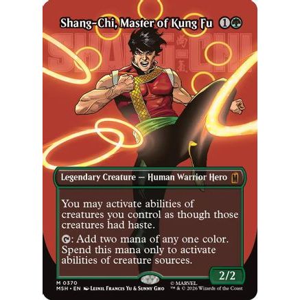 Shang-Chi, Master of Kung Fu (Borderless) (0370) (MSH-370) - Marvel Super Heroes Foil