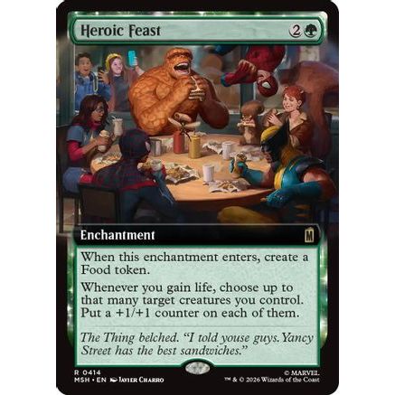 Heroic Feast (Extended Art) (MSH-414) - Marvel Super Heroes Foil